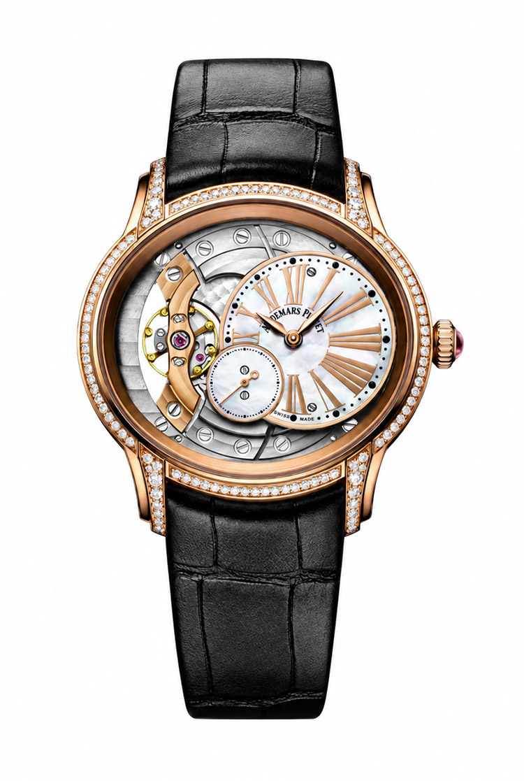 Audemars Piguet Piguet Millenary 39.5mm 77247OR.ZZ.A812CR.01 18K Rose Gold Unisex Watch