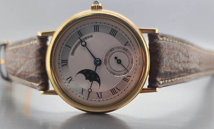 Breguet Classicque Moonphase 30mm 3280BA 18K Yellow Gold Men s