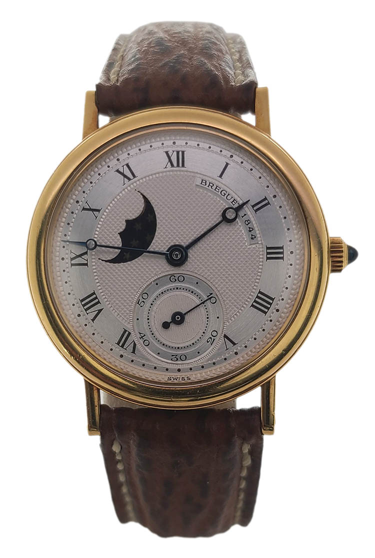 Breguet Classicque Moonphase 30mm 3280BA 18K Yellow Gold Men s