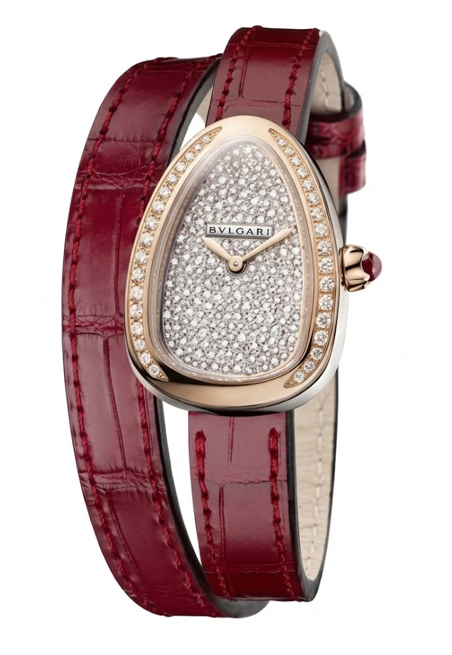 Bulgari/Bvlgari Bvlgari  32X22mm 103129 18K Rose Gold/Stainless Steel Women's Watch