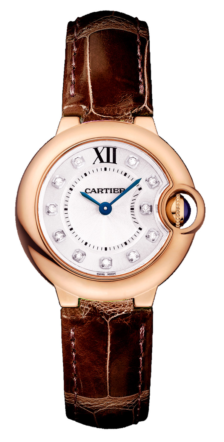 Cartier Ballon Bleu 28mm WE902050 18K Rose Gold Women s Watch