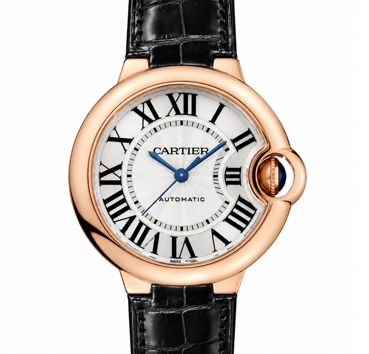 Cartier Ballon Bleu 33mm W6920069 18K Rose Gold Women's Watch