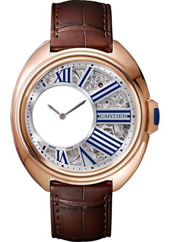 Cartier CLÉ DE CARTIER MYSTERIOUS HOUR 41mm WHCL0002 18K Rose Gold Unisex Watch
