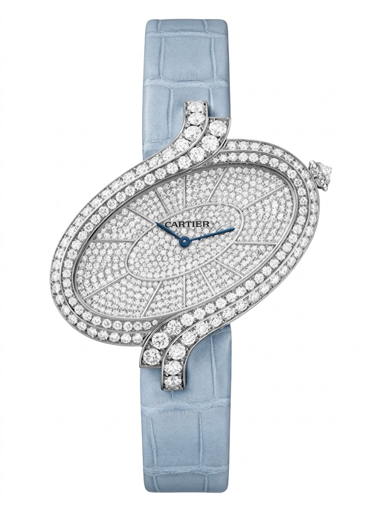 Cartier Délices XL 40×50mm WG800022 18K White Gold Women's Watch