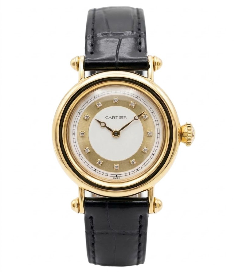 Cartier Diabolo 30.5mm W1507651 18K Yellow Gold Women's Watch