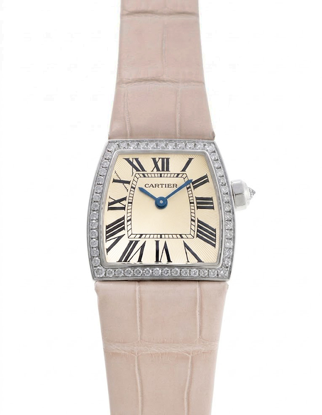Cartier La Dona 18mm WE600351 18K White Gold Women's Watch