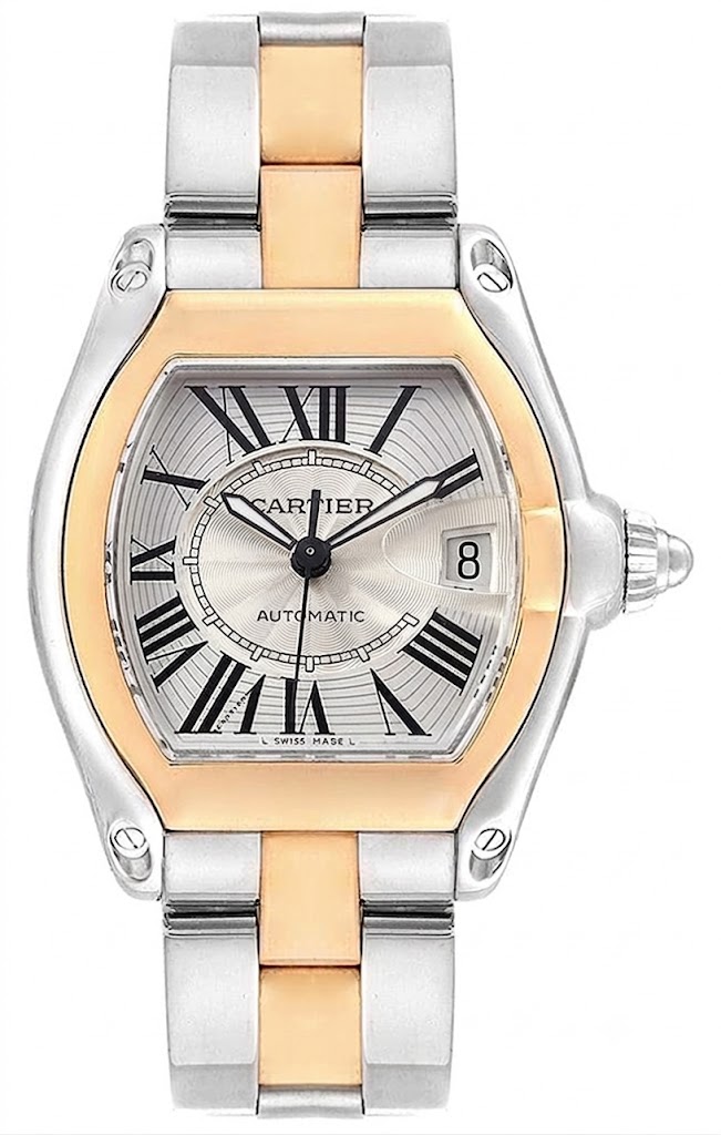 Cartier Roadster 44x38.5mm W62031Y4 Stainless Steel Unisex Watch