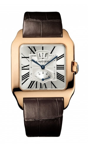 Cartier Santos 38X47.5mm W2020067 18K Rose Gold Men's Watch