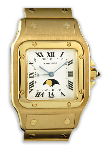 Cartier hotsell santos moonphase