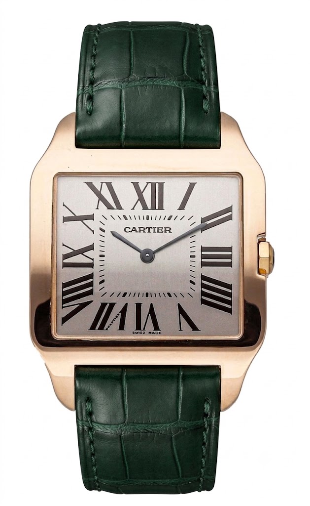 Cartier Santos Dumont 44.6x34.6mm W2006951 18K Rose Gold Unisex Watch