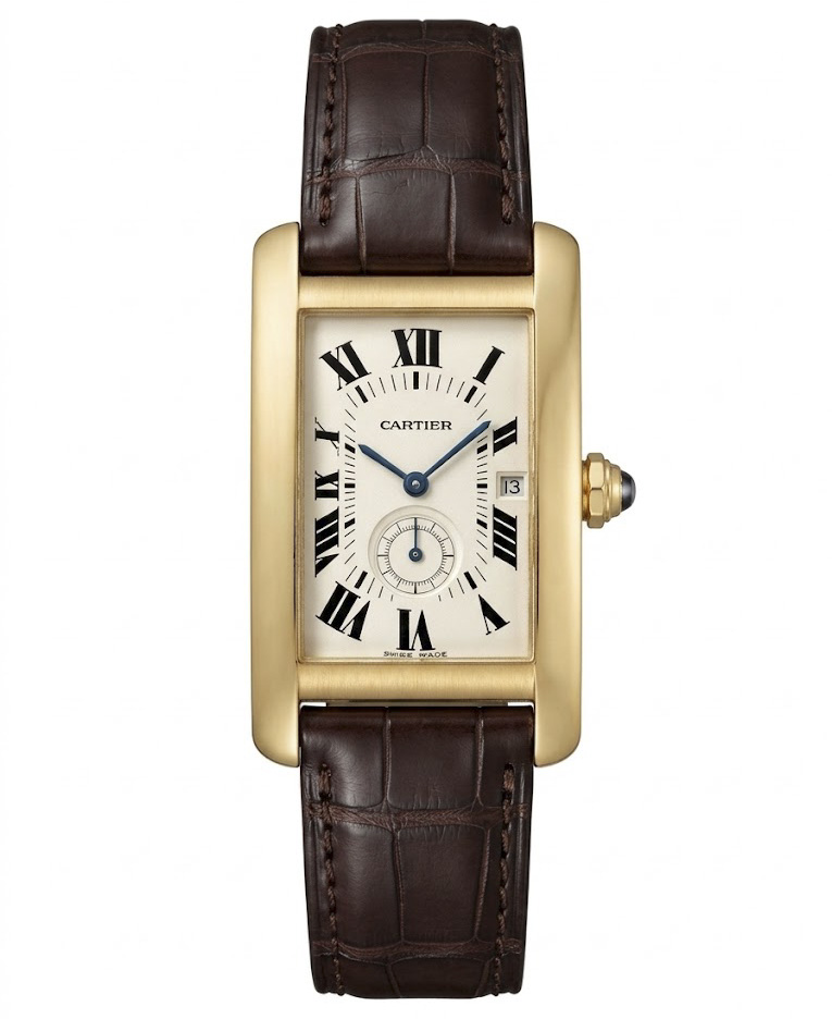 Cartier Tank Américaine 23x40mm W2600951 18K Yellow Gold Men's Watch