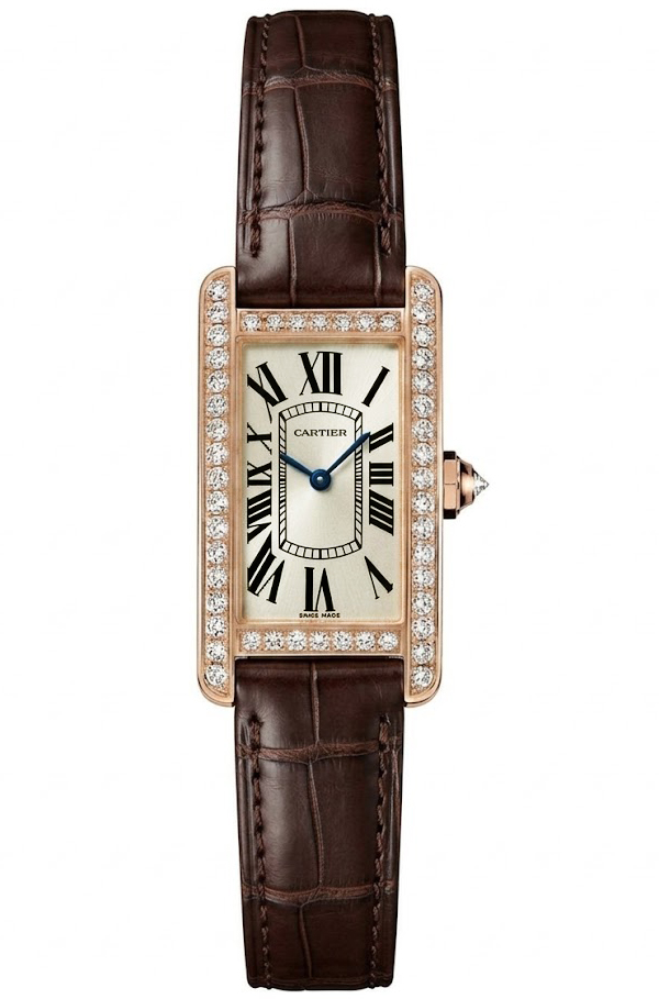 Cartier Tank Americaine 34.8x19mm WB707931 18K Yellow Gold Unisex Watch