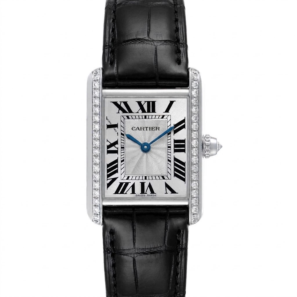 Cartier Tank Louis 29.5×22mm WJTA0011 18K White Gold Women's Watch