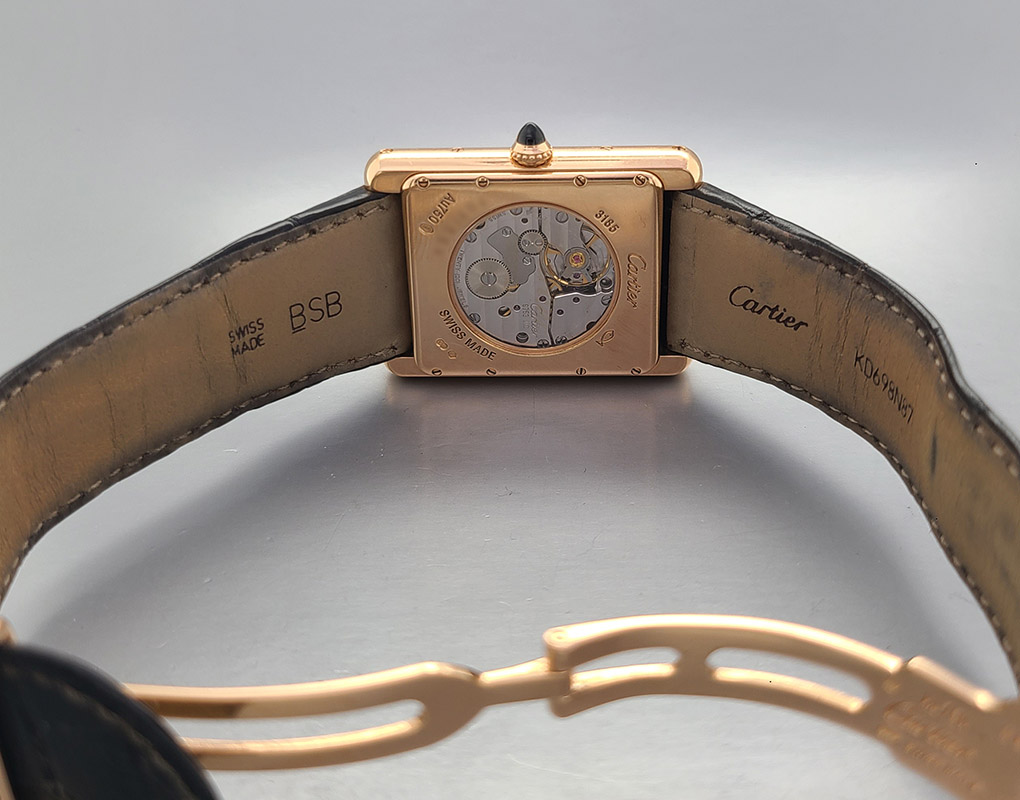 Cartier Tank Louis XL 39.2x30.0mm W1560003 18K Rose Gold Men's Watch