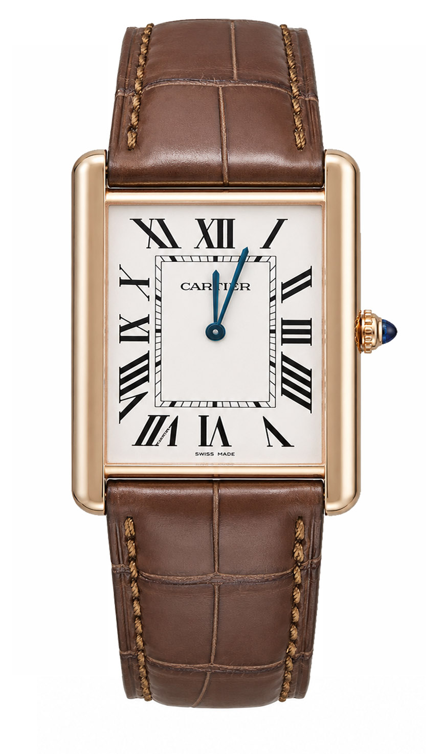 Cartier Tank Louis XL 40x32mm W1560017 18K Rose Gold Men's Watch