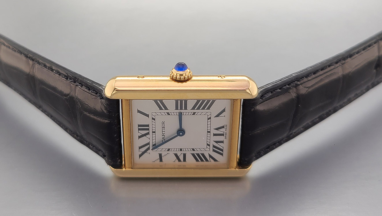 Cartier Tank Solo Small 30.0x23.0.mm W1018755 18K Yellow Gold