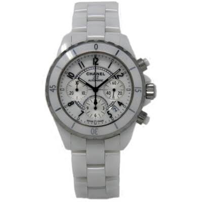 Chanel J12 Chronograph 41mm H1007 Ceramic Men's Watch