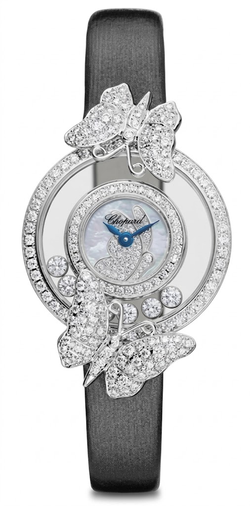 Chopard Happy Diamonds Icons  25.8mm 204444-1001 18K White Gold Women's Watch