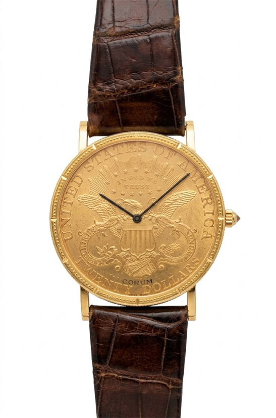Corum Coin 35mm  18K Yellow Gold Men's Watch