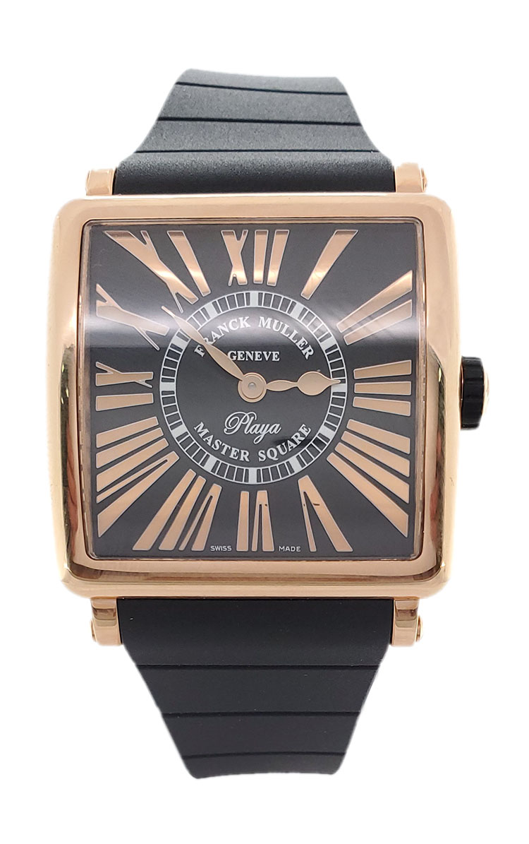 Franck Muller Master Square 34mm 6002 M QZ REL R PLY 18K Rose Gold