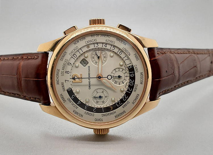 Girard Perregaux World Time Chrono 43mm 4980 Swiss Made Corp