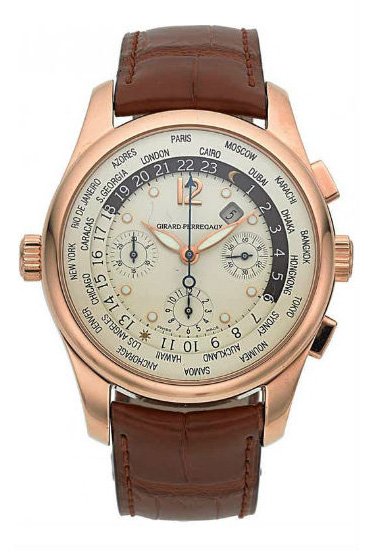 Girard Perregaux World Time Chrono 43mm 4980 Swiss Made Corp