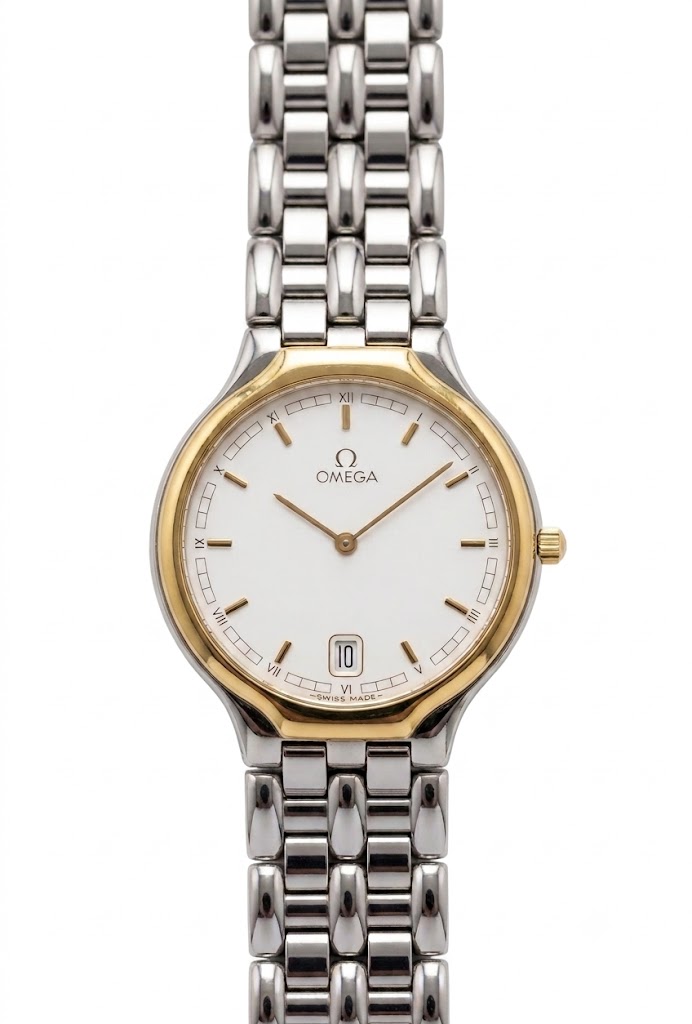 Omega De Ville 32mm 196.0316 18K Yellow Gold/Stainless Steel Unisex Watch