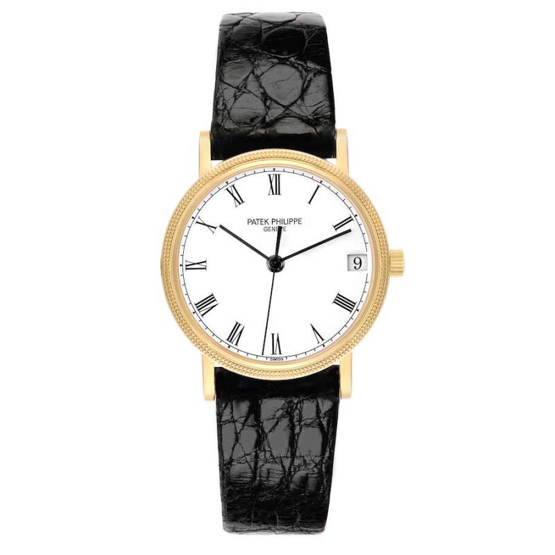 Patek Philippe Calatrava 33mm 3802J 18K Yellow Gold Men's Watch