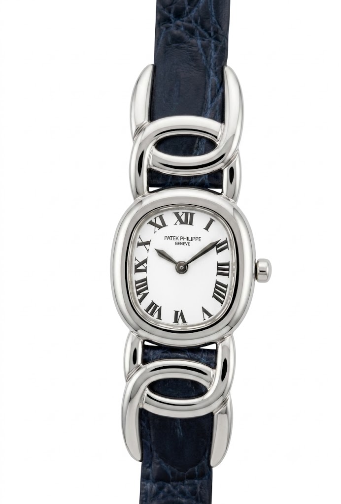 Patek Philippe Golden Ellipse 23X25mm 4830G 18K White Gold Women's Watch
