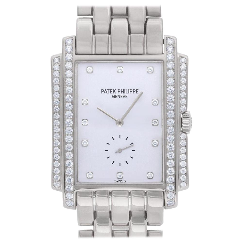 Patek Philippe Gondolo 30mmx38mm 5025 1G 001 18K White Gold Men s