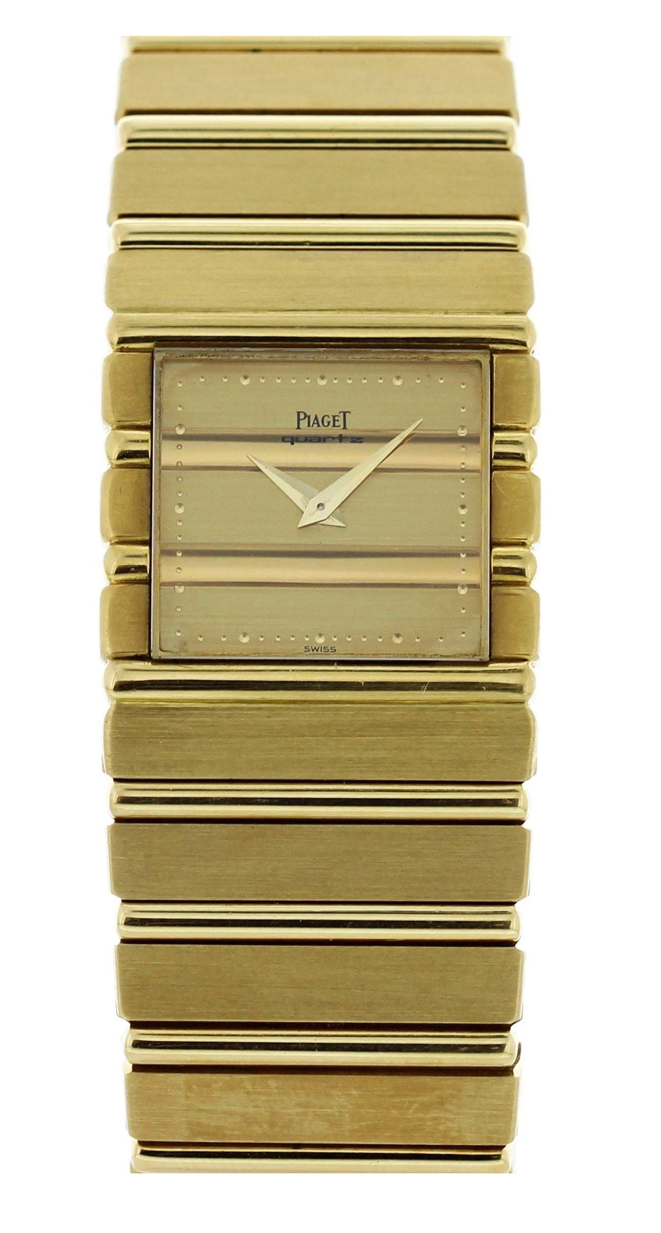 Piaget polo 18k clearance yellow gold mens watch