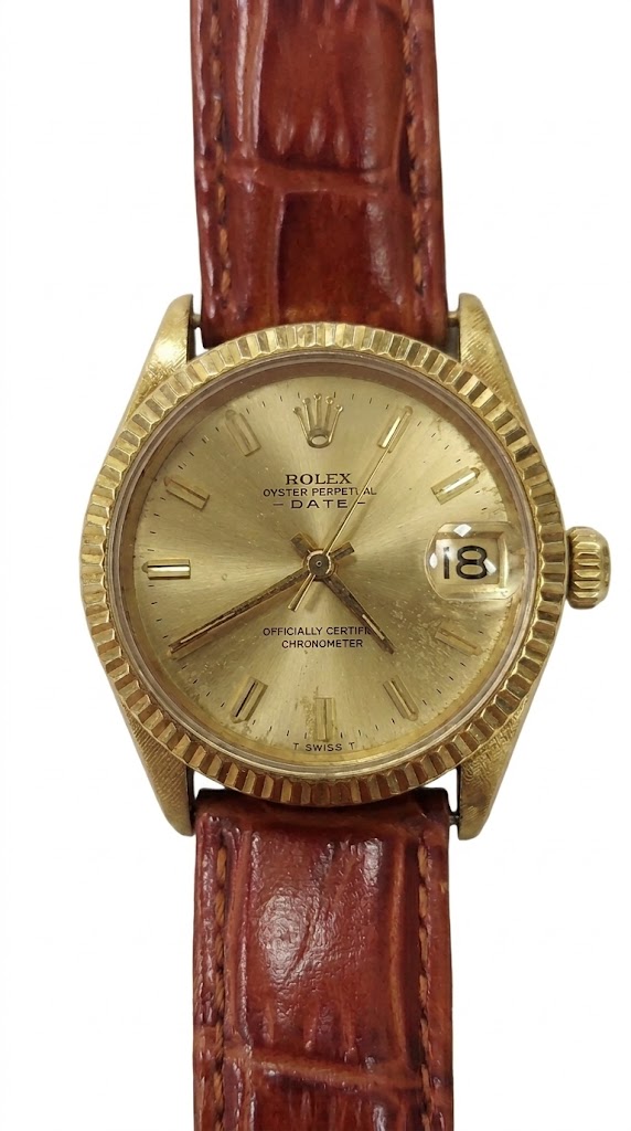 Rolex Date 31mm 6627 18K Yellow Gold Unisex Watch