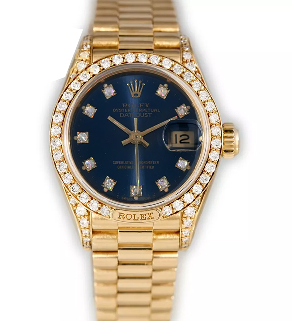 Rolex DateJust 26mm 69158 18K Yellow Gold Women's Watch