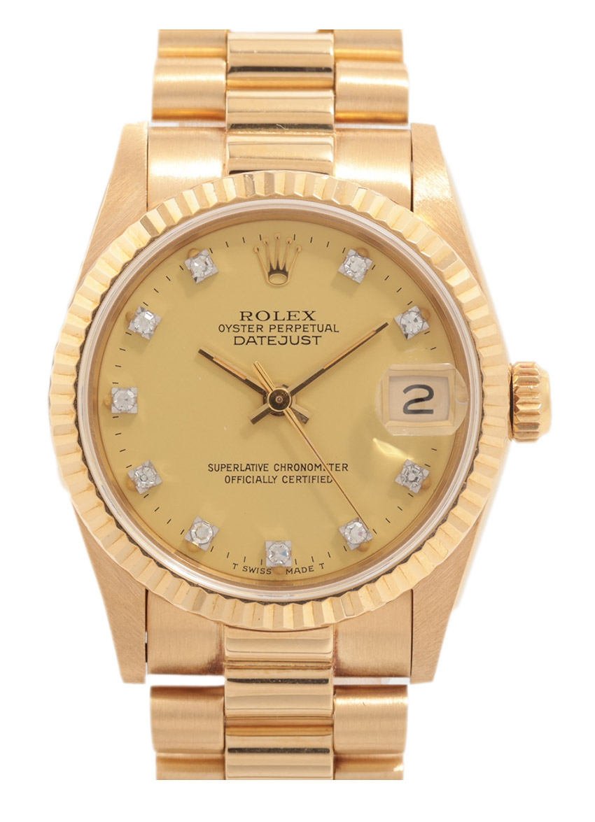 Rolex Datejust 31mm 68278 18K Yellow Gold Women's Watch