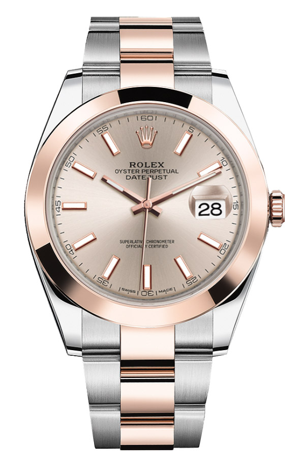 Rolex Datejust 41mm 126301 18K Rose Gold Men's Watch