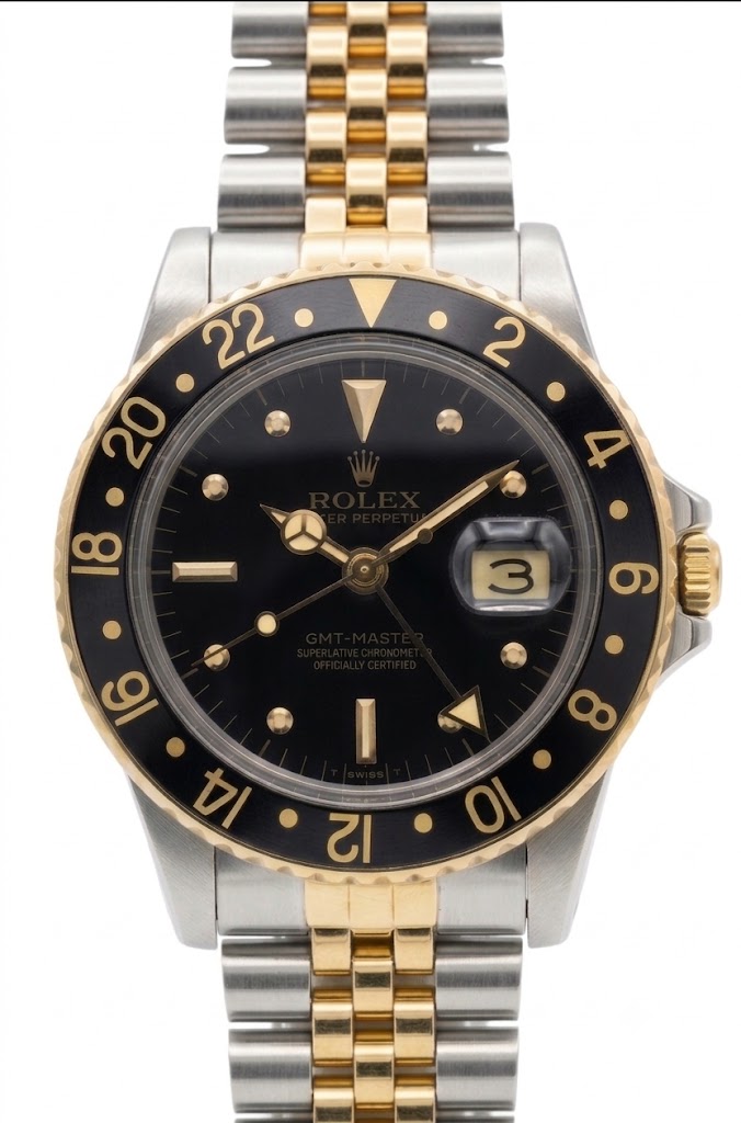 Rolex Gmt-Master 40mm 16753 18K Yellow Gold/Stainless Steel Men's Watch