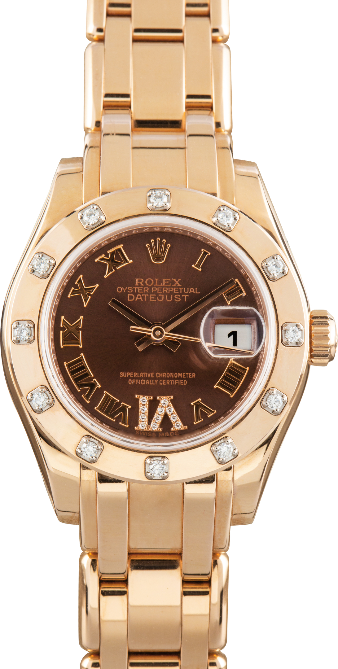 Rolex Pearlmaster 29mm 80315 18K Rose Gold Women's Watch