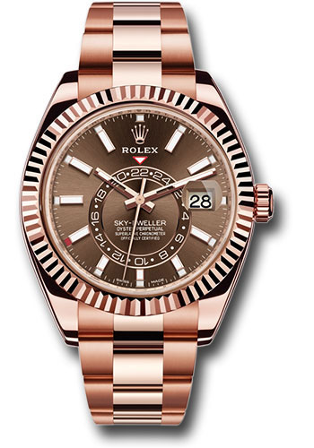 Rolex Sky Dweller 42mm 326935 18K Rose Gold Men s Watch Swiss