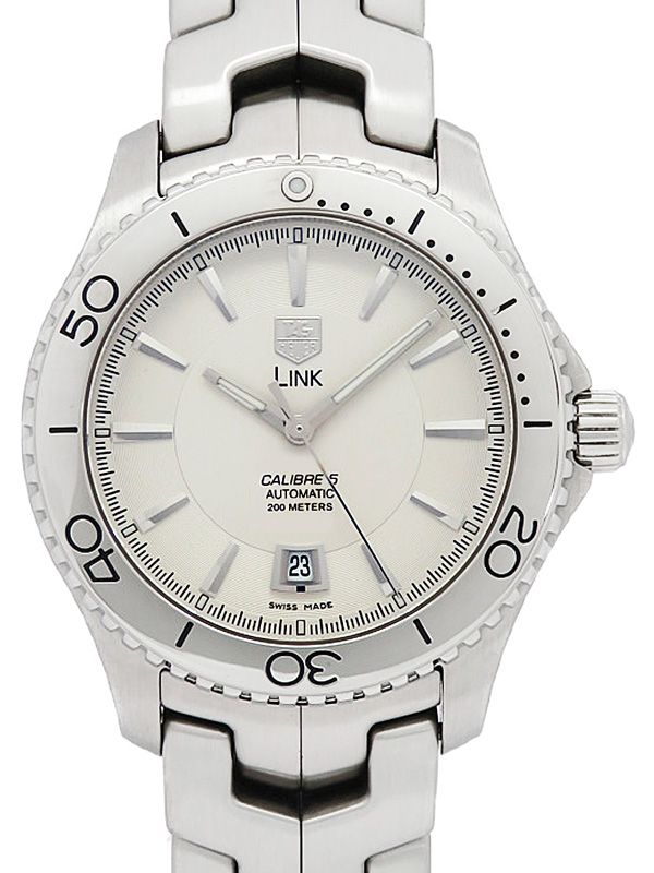 Tag Heuer Calibre 5 43mm WJ201B Stainless Steel Men's Watch Swiss