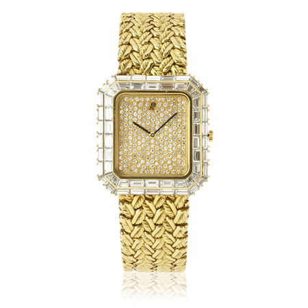 Audemars Piguet Vintage Diamond 31mmX33mm 14760BA/Z/0872BA/01 18K Yellow Gold Unisex Watch