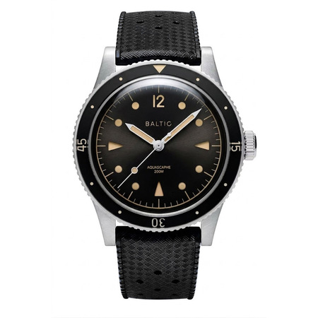 Baltic  Aquascaphe Classic  39.5mm AQU11BLAC25 Stainless Steel Men's Watch