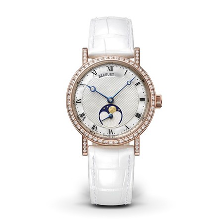 Breguet Classicque Moonphase 30mm 9088 18K Rose Gold Women's Watch