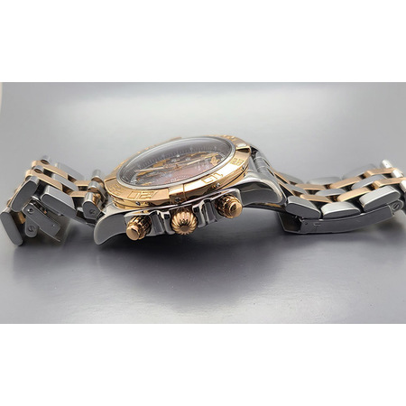 Breitling Chronomat 44mm CB0110 18K Rose Gold/Stainless Steel Men's Watch