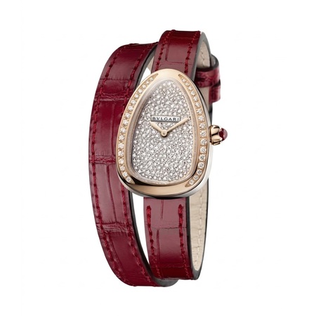 Bulgari/Bvlgari Bvlgari  32X22mm 103129 18K Rose Gold/Stainless Steel Women's Watch
