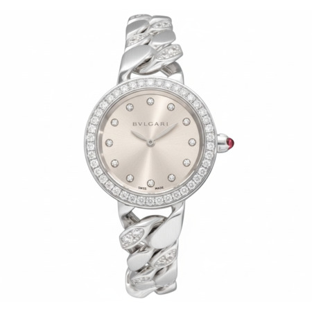 Bulgari/Bvlgari Catene 31mm 102298  18K White Gold Women's Watch