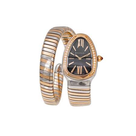 Bulgari/Bvlgari Serpenti Tubogas 35mm 102098 Stainless Steel Women's Watch