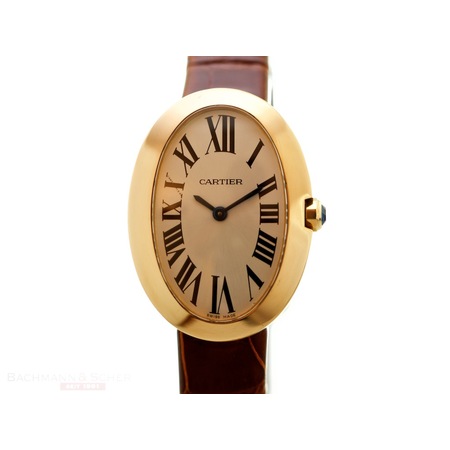 Cartier Baignoire 23mm  W8000009 18K Yellow Gold Women's Watch