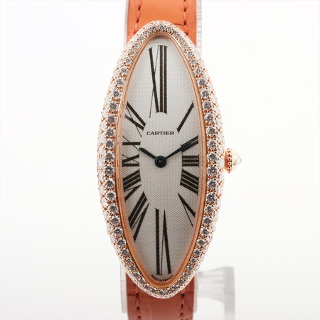 Cartier Baignoire Allongé 47x23mm WB510831 18K Rose Gold Women's Watch