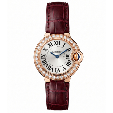 Cartier Ballon Bleu 28mm 300794336RX 18K Rose Gold Women's Watch