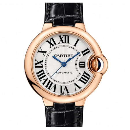 Cartier Ballon Bleu 33mm W6920069 18K Rose Gold Women's Watch